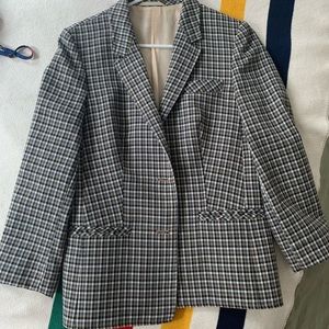 Plaid Blazer